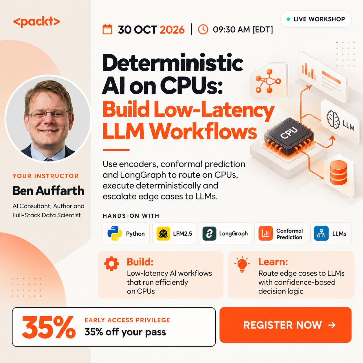 Deterministic AI on CPUs: Build Low-Latency LLM Workflows