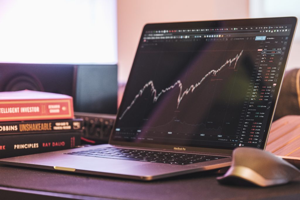 Stock Trading with Python is going on a laptop